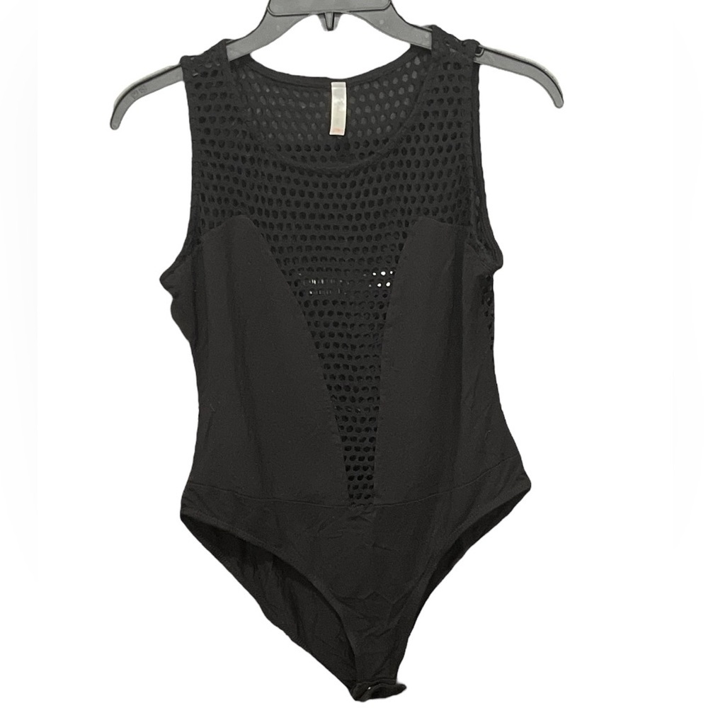 Pinklicious EUC Black Fish Net Bodysuit